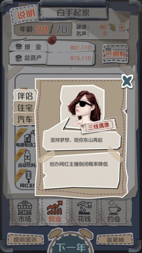 一亿小目标三线偶像