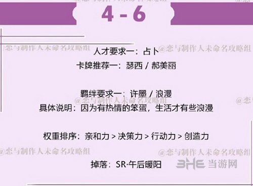 恋与制作人许墨拍摄副本4-6图片