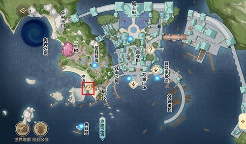 天谕手游苏澜寻宝苏澜港任务流程图1