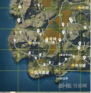 荒野行动载具分布图3