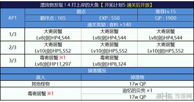 FGO泳装一期复刻1AP副本配置图片5