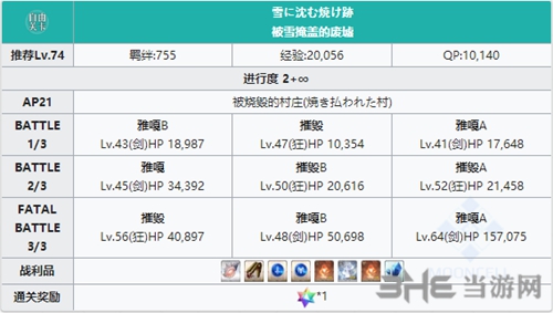 FGO2.1章雅嘎·维亚济马配置