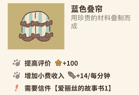 动物餐厅蓝色叠帘图片