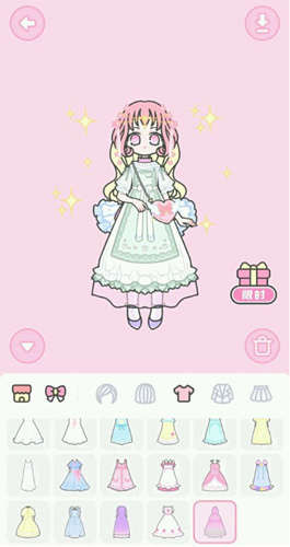 装扮少女毕业舞会
