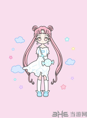 装扮少女话剧表演