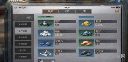 《明日之后》矿石交易