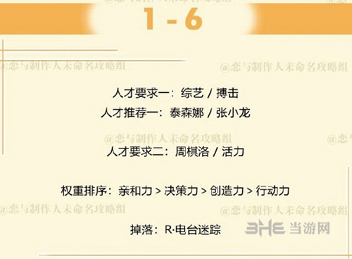 恋与制作人周棋洛拍摄副本1-6图片