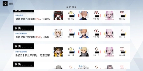 战双队伍图