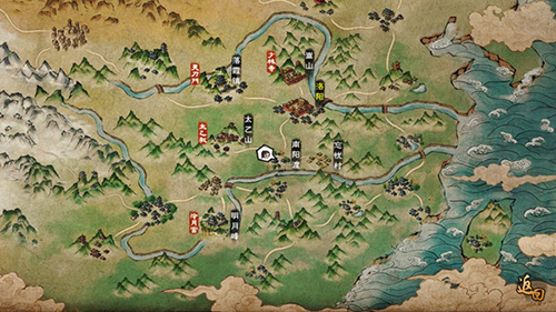 烟雨江湖双王镇图
