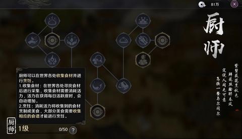 天涯明月刀手游厨师图