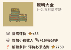 动物餐厅原料大全怎么解锁 原料作用介绍攻略