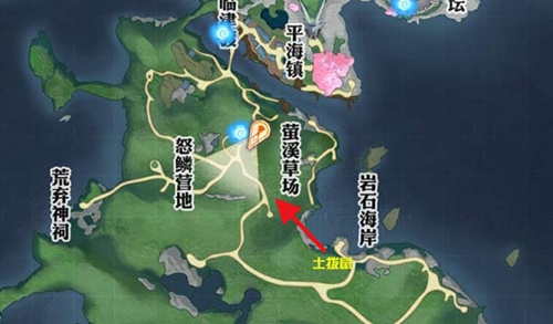 天谕手游冒险任务土拨鼠位置