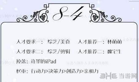 恋与制作人精英关卡8-4图片