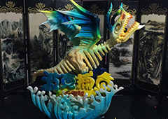 民间高手亲手雕《波克捕鱼》最新骨龙Boss，吊炸天