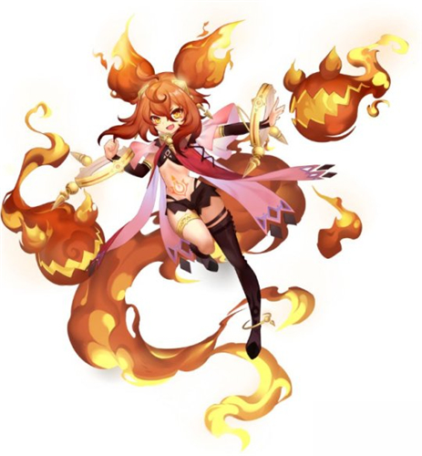 咔叽探险队火焰女神图