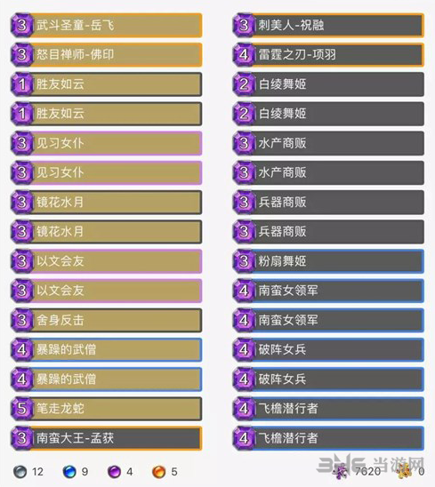 英雄战歌光系卡组图片1
