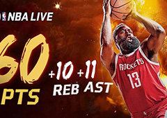 哈登书写历史 《NBA LIVE》手游哈登大师活动开启！