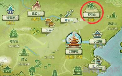 诛仙手游地图图片1