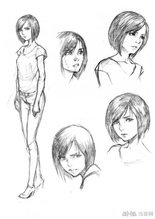 夜啼主角手绘图2