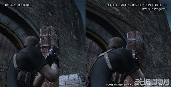 生化危机4终极高清版mod与原版对比图3