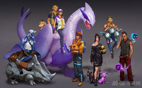 口袋妖怪遇到最终幻想插画1