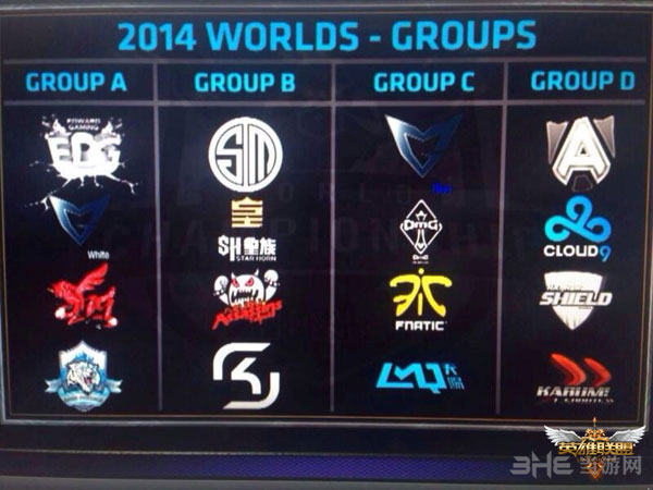 LOL2014赛季S4总决赛分组公布 2