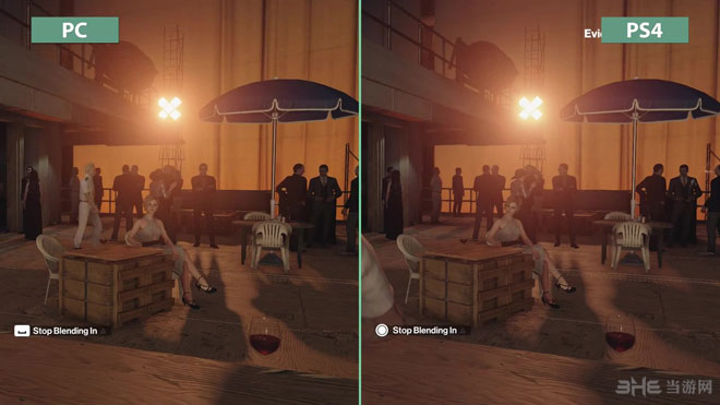 杀手6BETA版PCPS4对比5