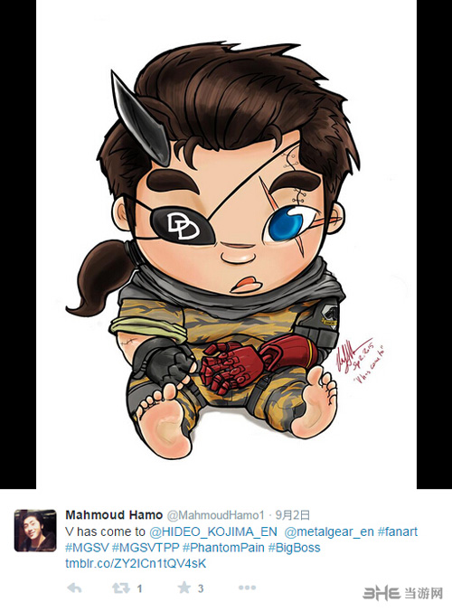 合金装备5幻痛玩家画作4