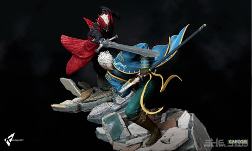 鬼泣4斯巴达之子雕像4