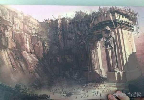 魔兽世界艺术画上的黑暗之门