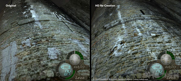 生化危机4原版vs高清版对比图4