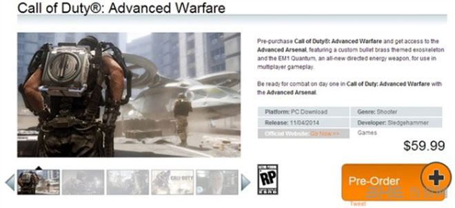 使命召唤11高级战争PC版配置3