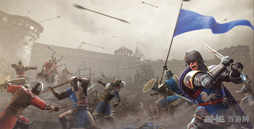 骑士中世纪战争宣传图
