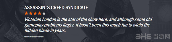 刺客信条枭雄媒体评分4