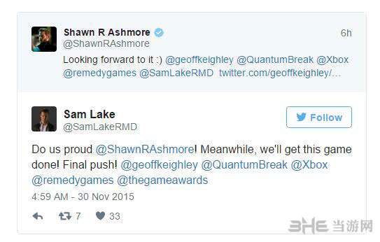 量子破碎现身TGA游戏大奖3