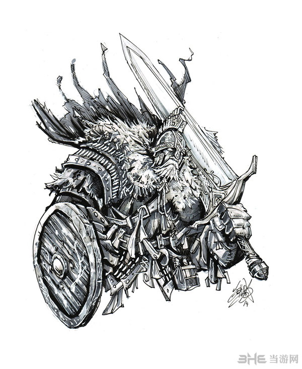 黑暗之魂手绘图3