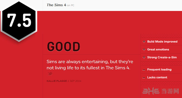 模拟人生4ign评分