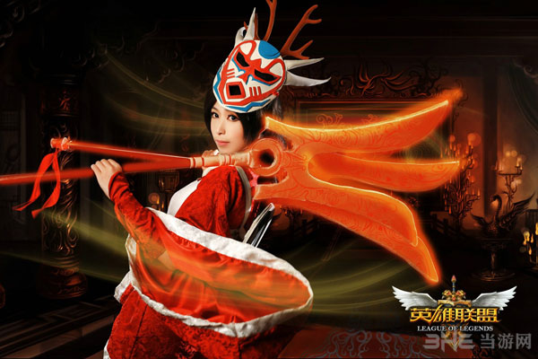 鬼舞姬阿卡丽cos1