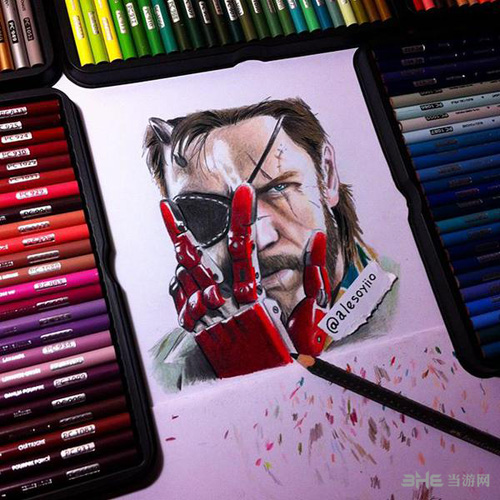 合金装备5幻痛玩家画作5