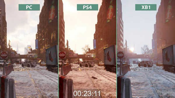 全境封锁画面对比视频截图3