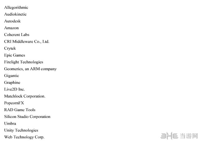 PSVR第一批全部开发商名单5