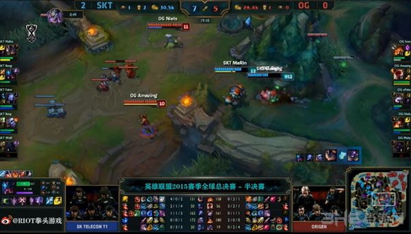 英雄联盟OG惨败21