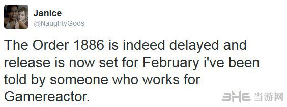 教团1886发售时间延迟