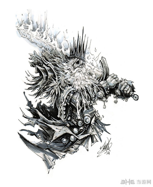 黑暗之魂手绘图1