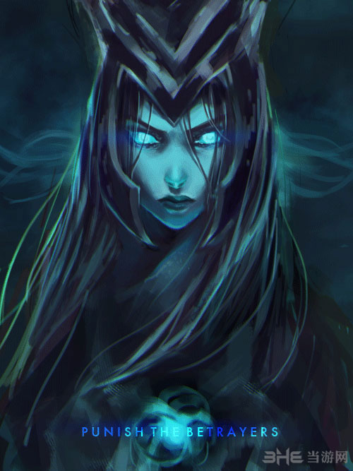 英雄联盟仇之矛卡莉丝塔手绘2