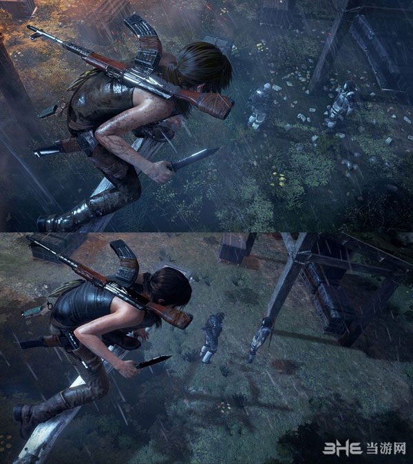 古墓丽影崛起Xbox 360版对比截图2