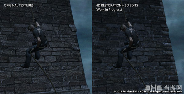 生化危机4终极高清版mod与原版对比图2