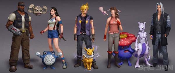 口袋妖怪遇到最终幻想插画3