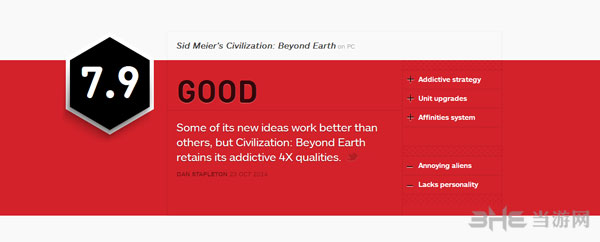 文明太空获IGN7.9好评