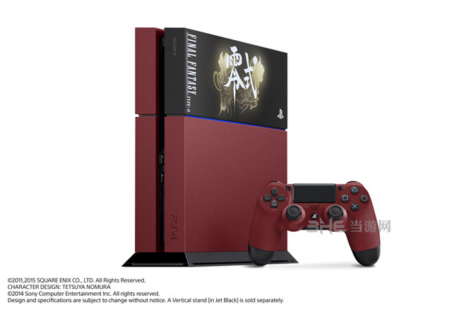 朱雀红版PS4主机高清靓照3